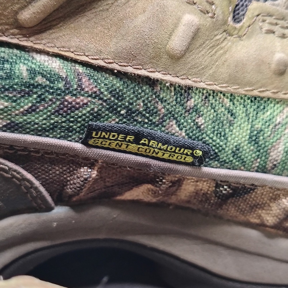 Under Armour Brow Tine Hunting Boots 400g Primaloft GoreTex Womens 7.5 Camo Pink - Picture 3 of 14